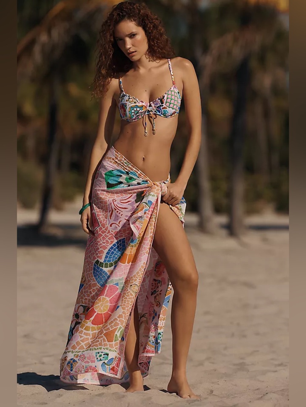 SEAFOLLY BEACH BOHEME SARONG NWT - Picture 4 of 7